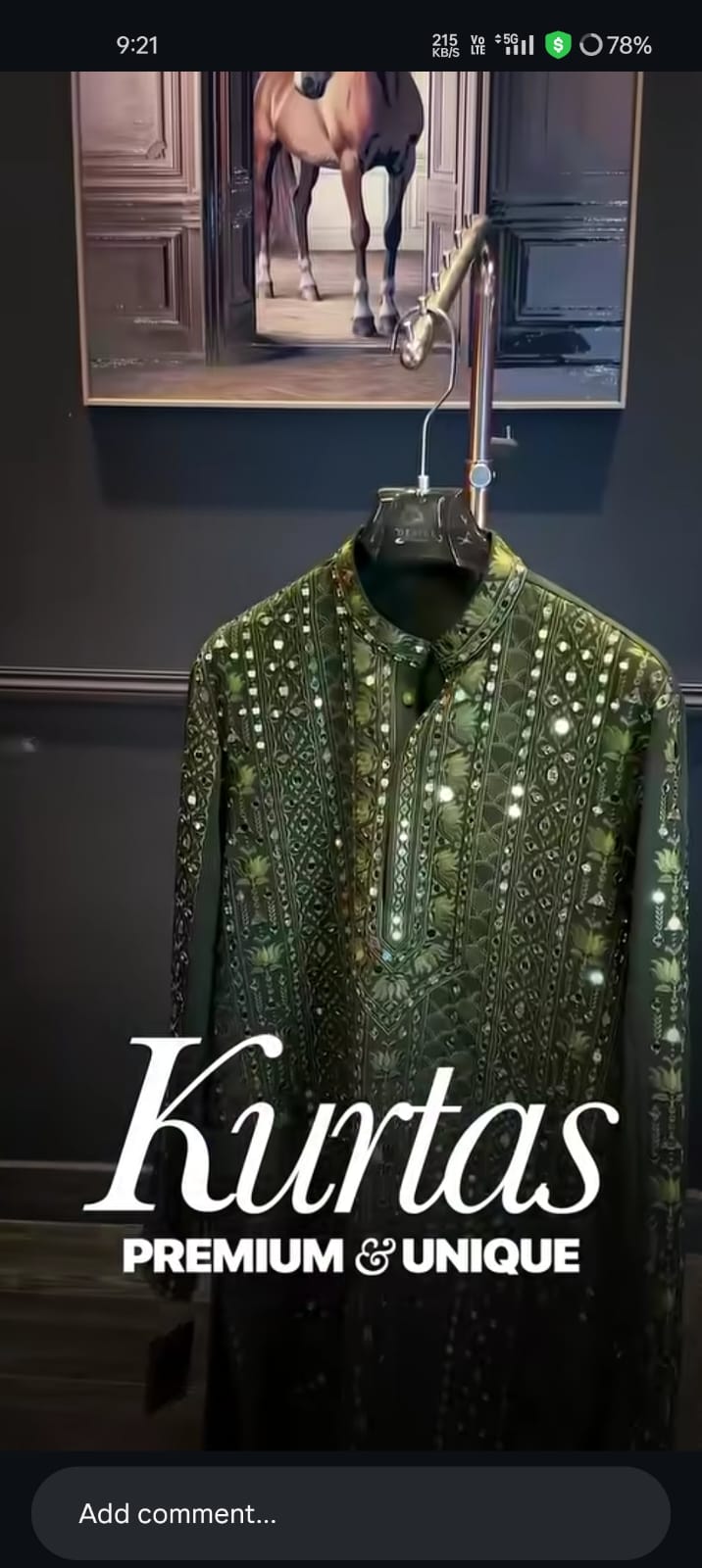 Green Kurta